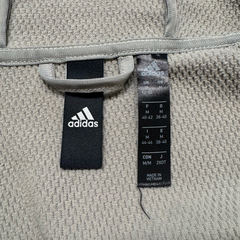 Adidas Gray Full Zip Jacket With Hoodie - Picture 6 of 7